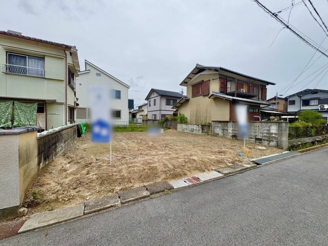 草津市木川町　建築条件無し売土地の外観