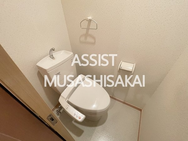 ガーデンテラスのトイレ|写真：設備同仕様の別号室です
