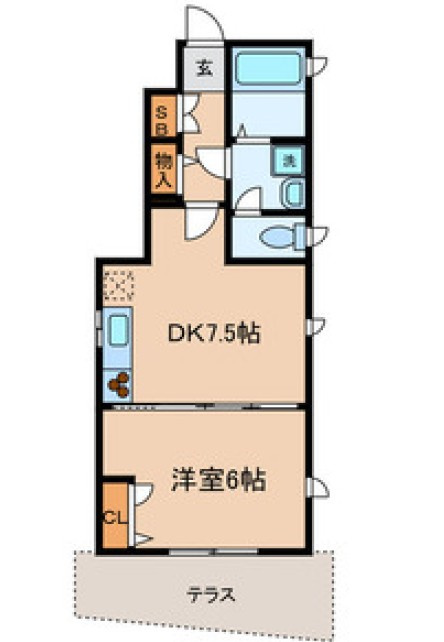アヤメゾン初台の間取り|間取りです。