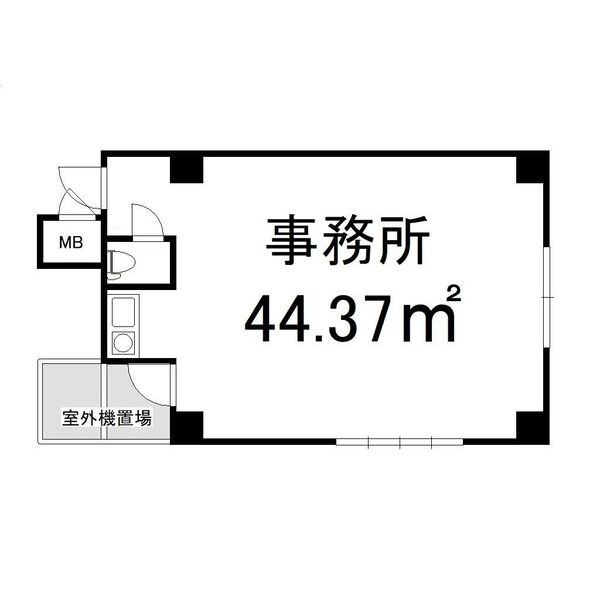 内本町中央ビルの間取り