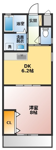 メゾンKの間取り