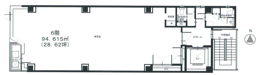 本町原田ビルの間取り