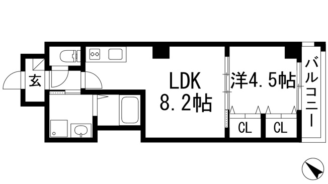 【間取り】 | 仮称）山本東3丁目新築店舗付アパート