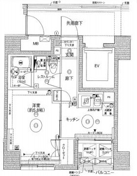 レアシス秋葉原の間取り|間取りです。
