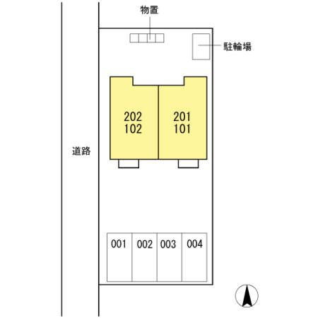はっぴーあいらんど　Ａの区画図