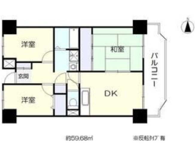 【間取り】 | プレスト・コート弐番館