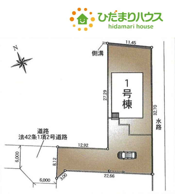 羽生市加羽ケ崎　第1　新築一戸建て　クレイドルガーデン　01の区画図