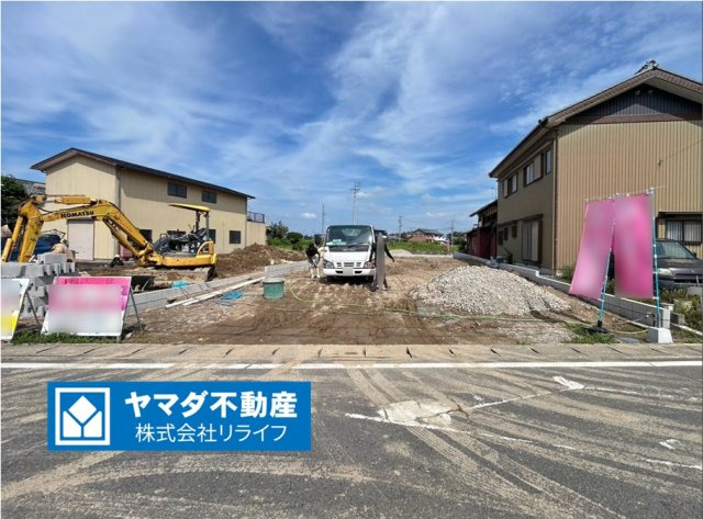 リーブルガーデン　一宮市冨田古川　全3区画分譲の外観|「現地（2026年9月7日）撮影」　
■外観写真　
■ヤマダ不動産　株式会社リライフ　