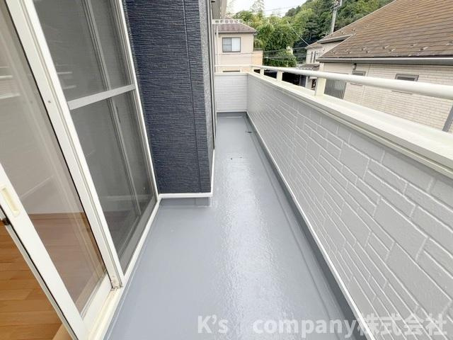 藤沢市用田　中古戸建のバルコニー|2部屋続きの広いバルコニー☆
