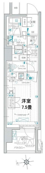 【間取り】 | デュオステージ蒲田