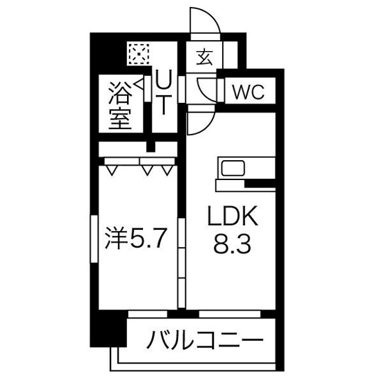 【間取り】 | クロス天神南