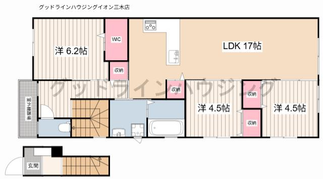 メゾンドソラⅢの間取り