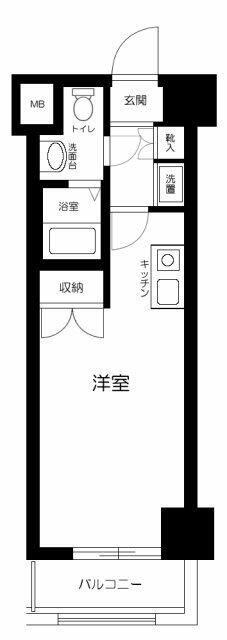 カーサ大井町の間取り|間取りです。