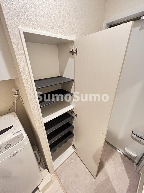 クレイノフローラ西長洲の収納|こまごまとしたものを収納できそうですね