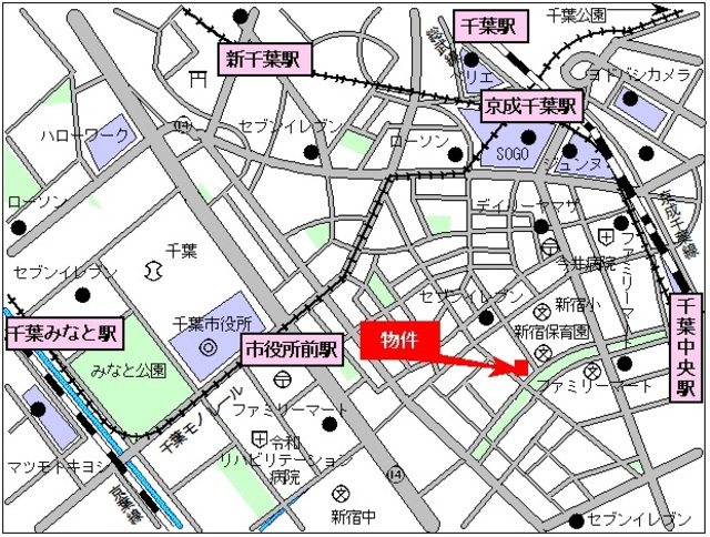 メゾン　トミタの地図|★案内図★