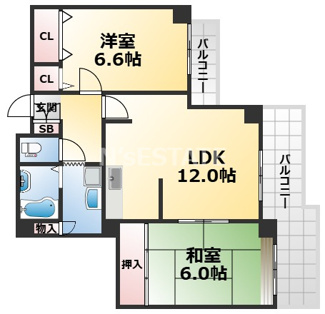 【間取り】 | シティ南落合