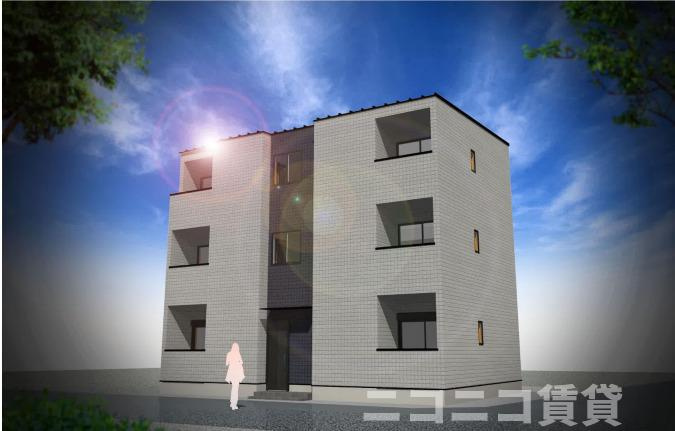 足立区栗原３丁目のアパートの外観