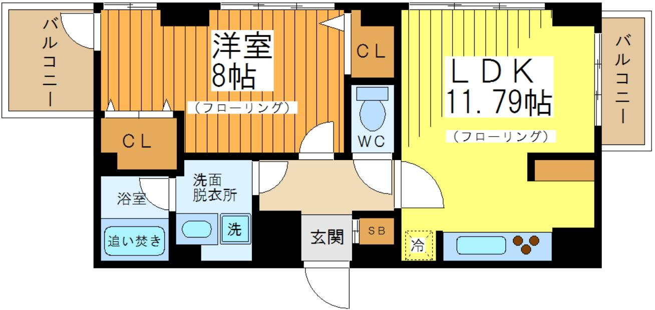 COLORS GARDENの間取り