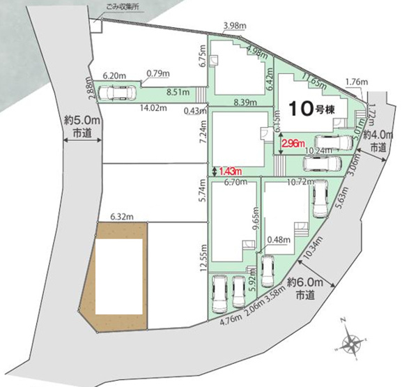 【区画図】 | 綾瀬市寺尾本町３丁目　新築戸建て　全10棟【仲介手数料無料】 | 【仲介手数料無料でご紹介可能です】大樹不動産