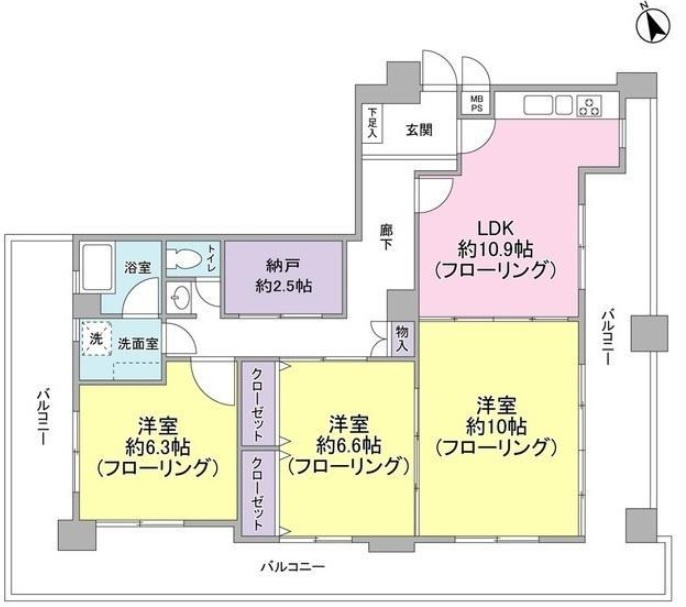 五反田永谷タウンプラザの間取り