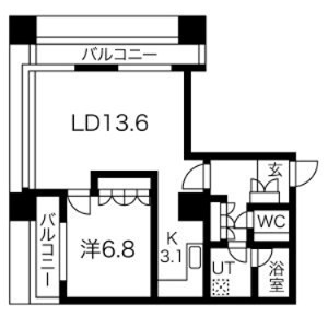 グランパークハイツ の間取り