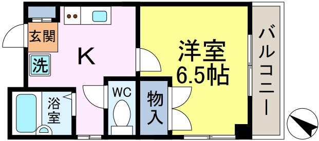 セナリオフラット新小岩の間取り