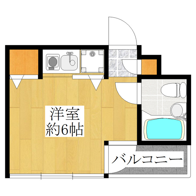 グローバリービューテラスⅣの間取り|東向きです
