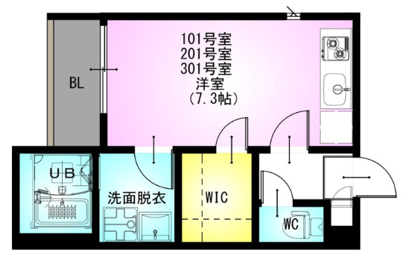 Regalest Alphaの間取り
