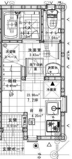 カーサ戸越公園の間取り|間取りです。