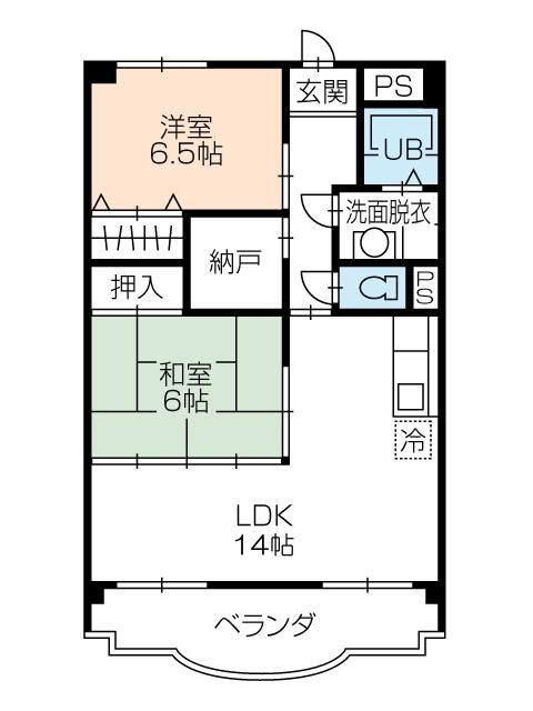 イーストパレスの間取り