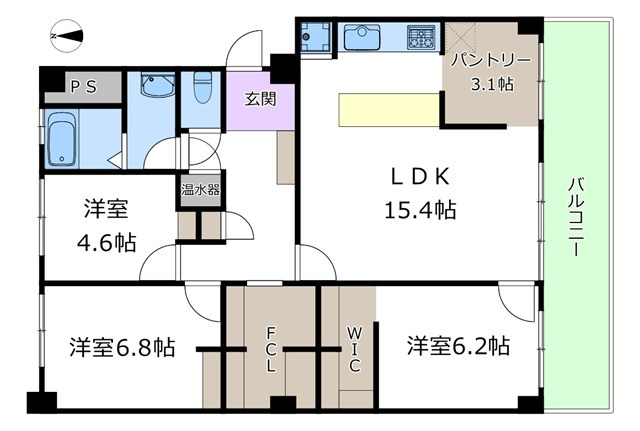 【間取り】 | ニューセンバハイツ | エイブルにて取扱い可能な住宅ローンは、全部で10種類以上！お客様にピッタリの住宅ローンを当社のFPよりご案内させて頂きます。住宅ローンのご相談だけでも、お気軽にご相談下さいませ。
