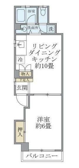 松野ビルの間取り|間取りです。