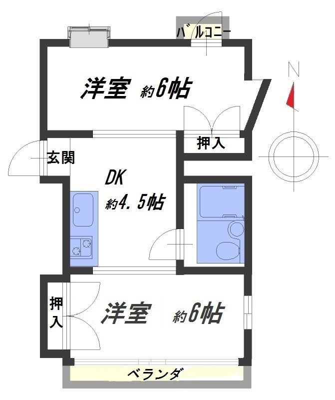 第２大松ビルの間取り