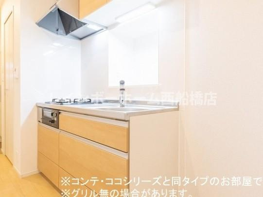 ヴィア　ラッテアのキッチン