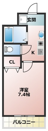 Mプラザ香里壱番館の間取り