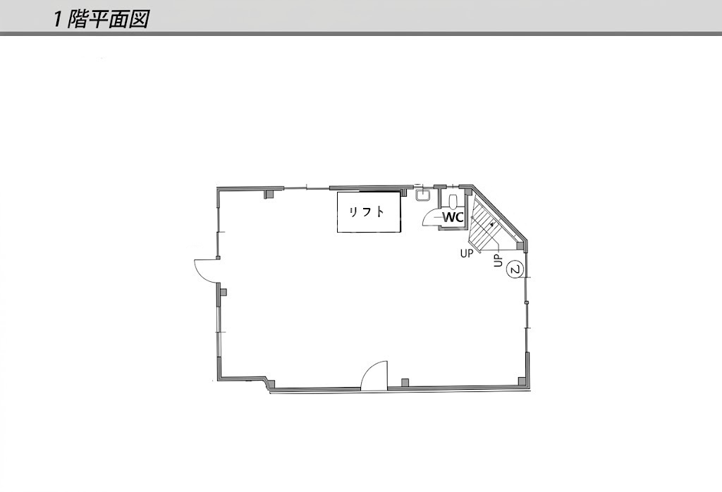 都島区大東町倉庫・作業場・事務所の間取り