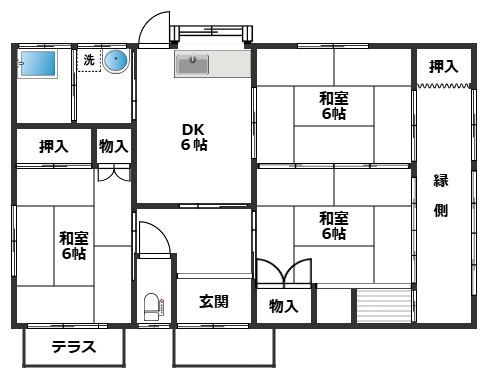 【間取り】 | 菅家貸家