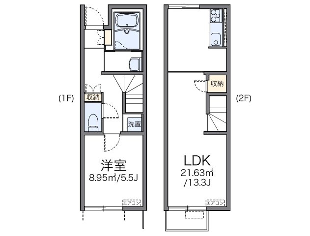 レオネクストｐｌｅａｓｕｒｅの間取り