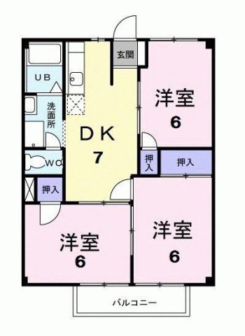 【間取り】 | グリーンハイツ