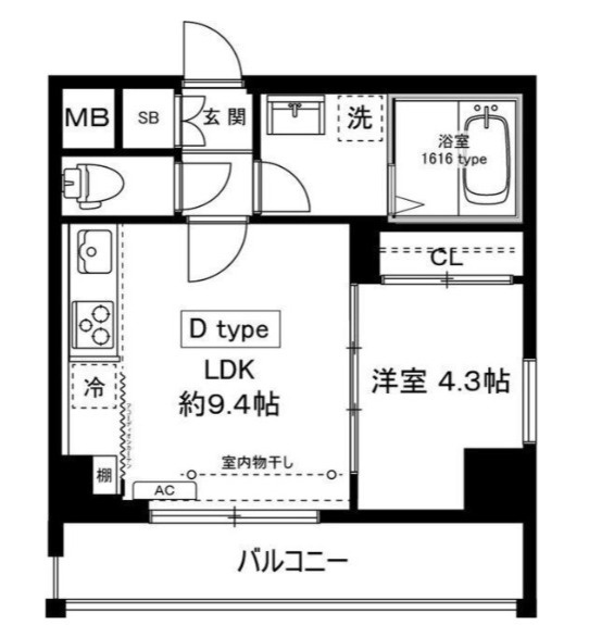Milebel chitosedaiの間取り