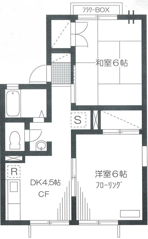 メゾンドール行徳の間取り