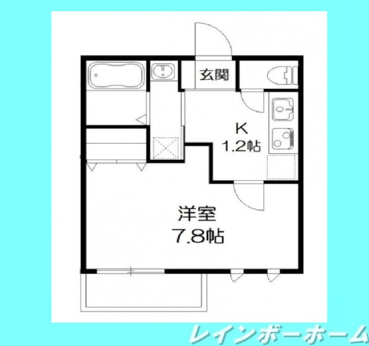 仲介手数料（賃料の1.10ヵ月）の50％OFF対象物件！の間取り