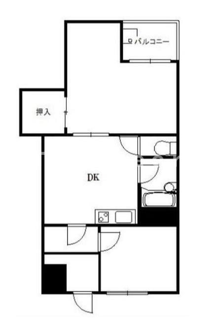 鶯谷日伸ハイツの間取り