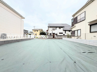 【前面道路含む現地写真】 | 府中市武蔵台3丁目　売地　全1区画
