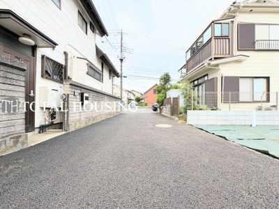 【前面道路含む現地写真】 | 府中市武蔵台3丁目　売地　全1区画