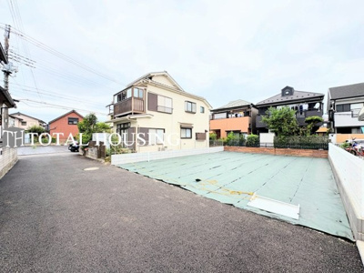 【前面道路含む現地写真】 | 府中市武蔵台3丁目　売地　全1区画