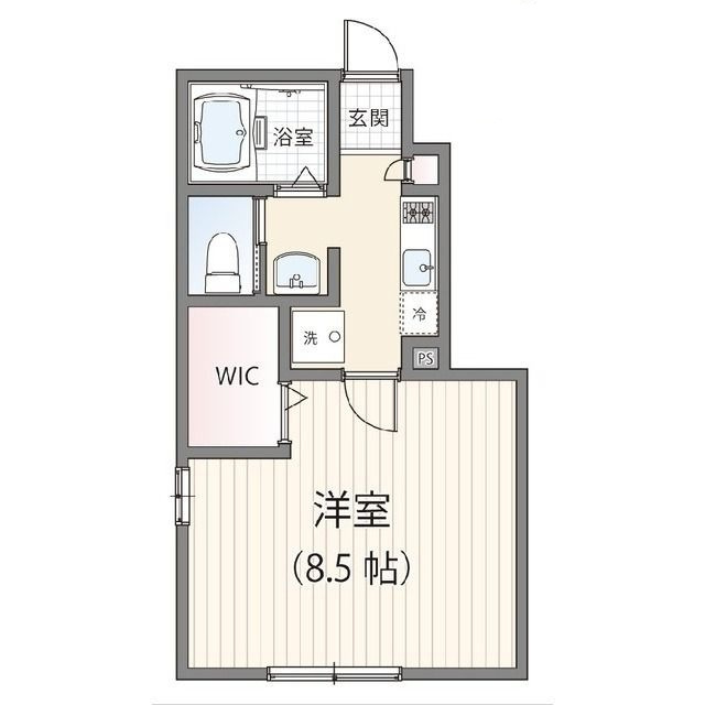 ミハス要町の間取り|間取りです。
