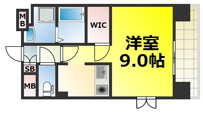 【間取り】 | コーポYAHATAナンバ元町 仲介手数料無料