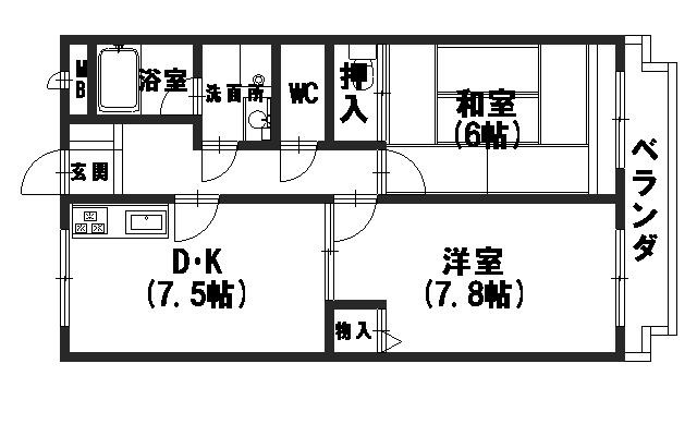 エトワール・サカモトの間取り