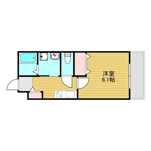 リアコート下新庄の間取り